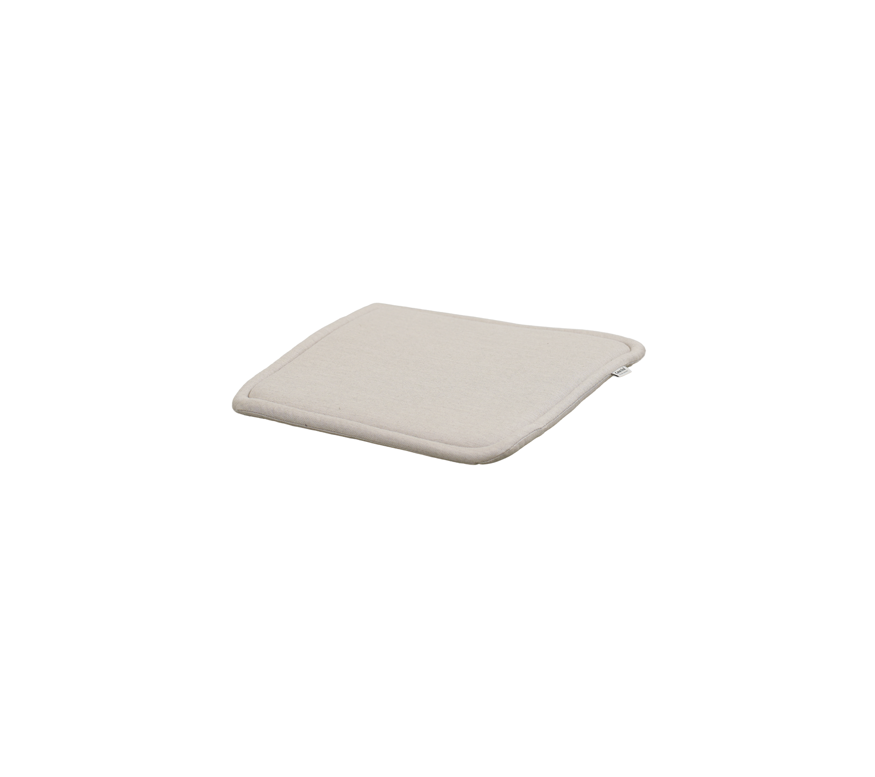 Square sand cushion with a soft design.