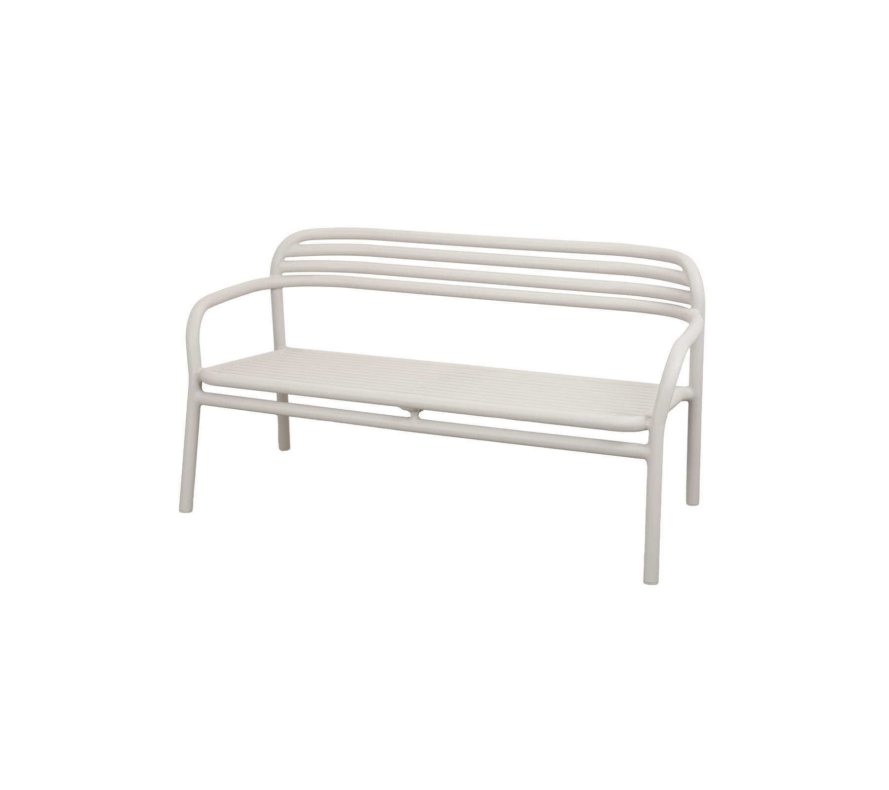 Modern sand bench with a minimalist design.