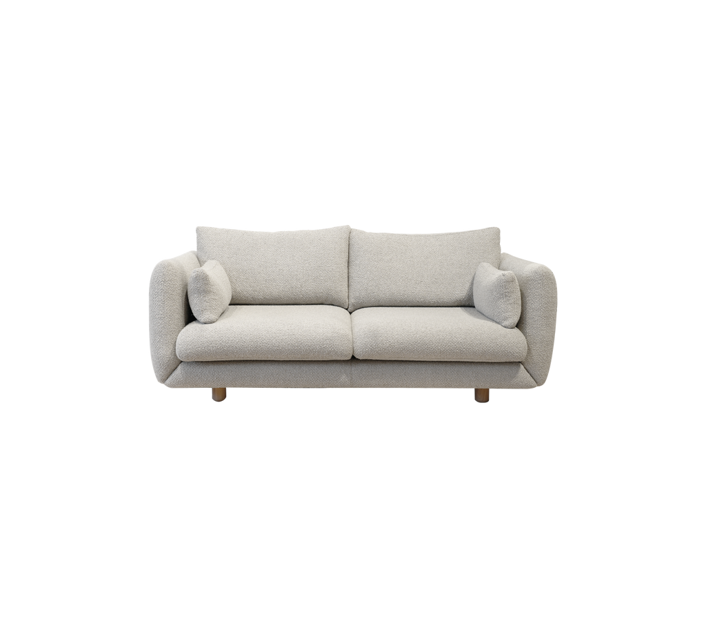 Bloom 2-seater sofa w/teak legs