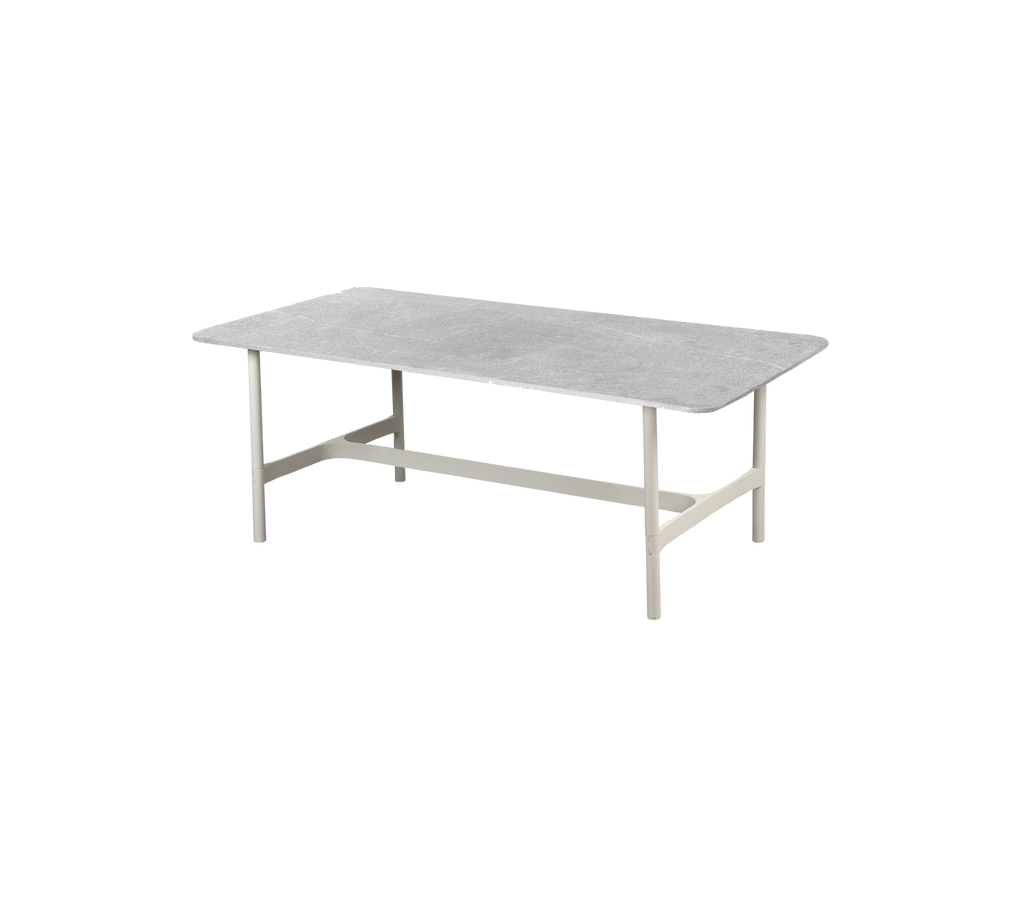 Twist coffee table, rectangular