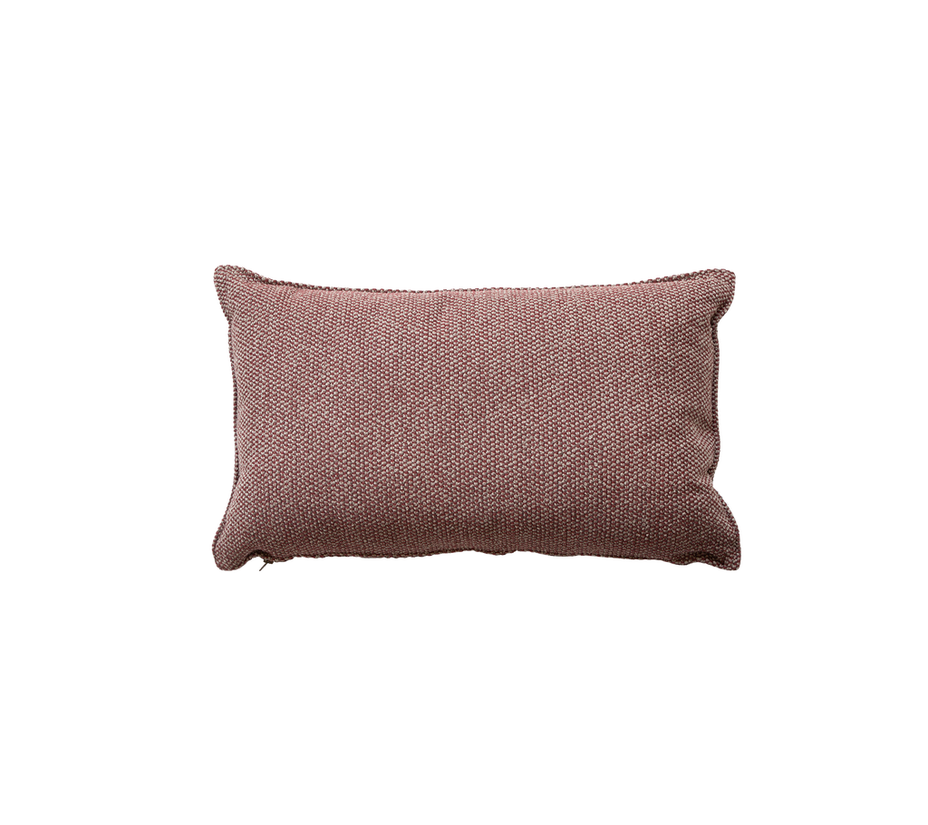 Textured rectangular pillow in a soft, muted hue, adding a touch of comfort and style to any setting.