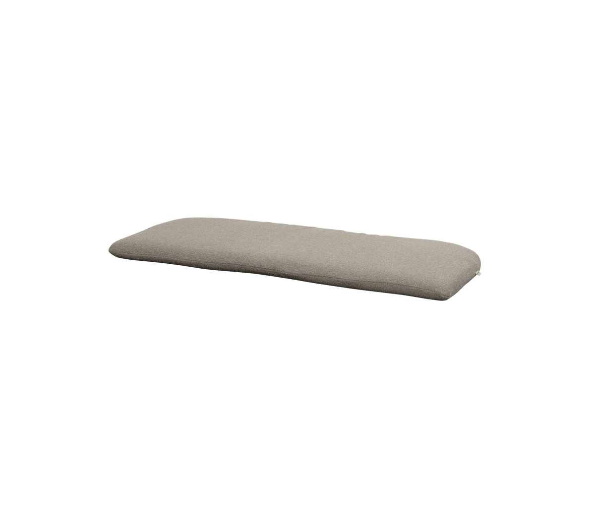Rectangular cushion in a neutral beige color, designed for added comfort and support.
