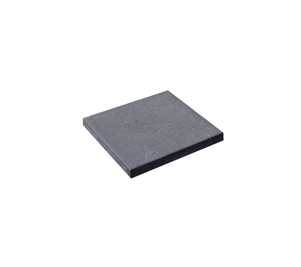 Gray rectangular tile with a smooth surface and sharp edges, suitable for various applications in design and construction.