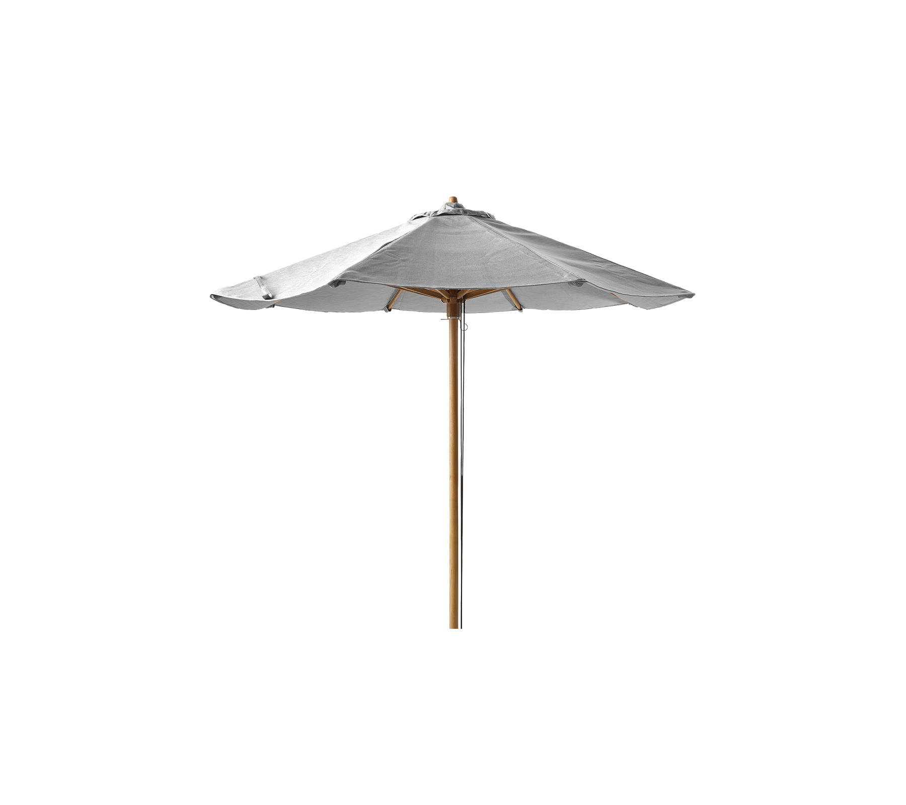 Classic parasol w/pulley system, dia. 2,4 m