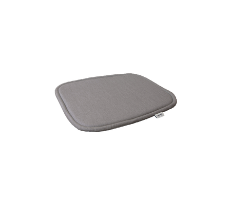 Gray, soft cushion with rounded edges, designed for comfort and support in various settings. Ideal for seating enhancement.