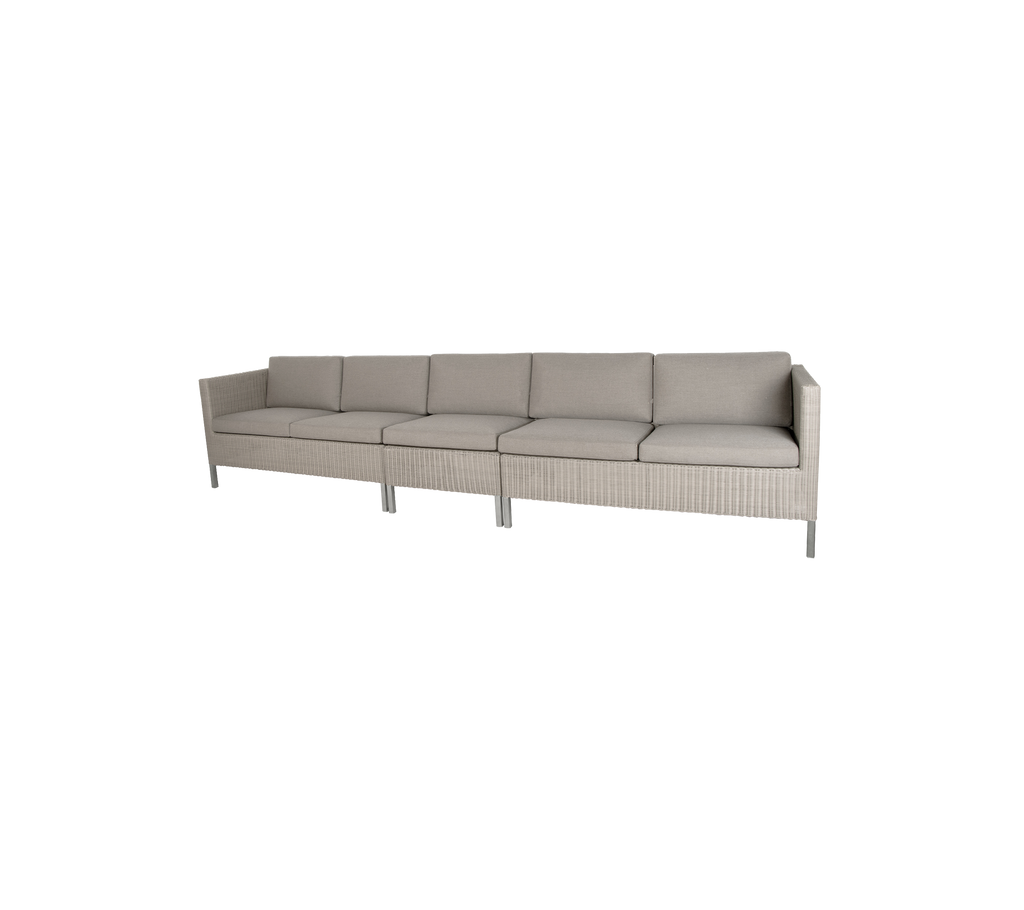 Connect dining lounge w/Cane-line Natté cushions (40)