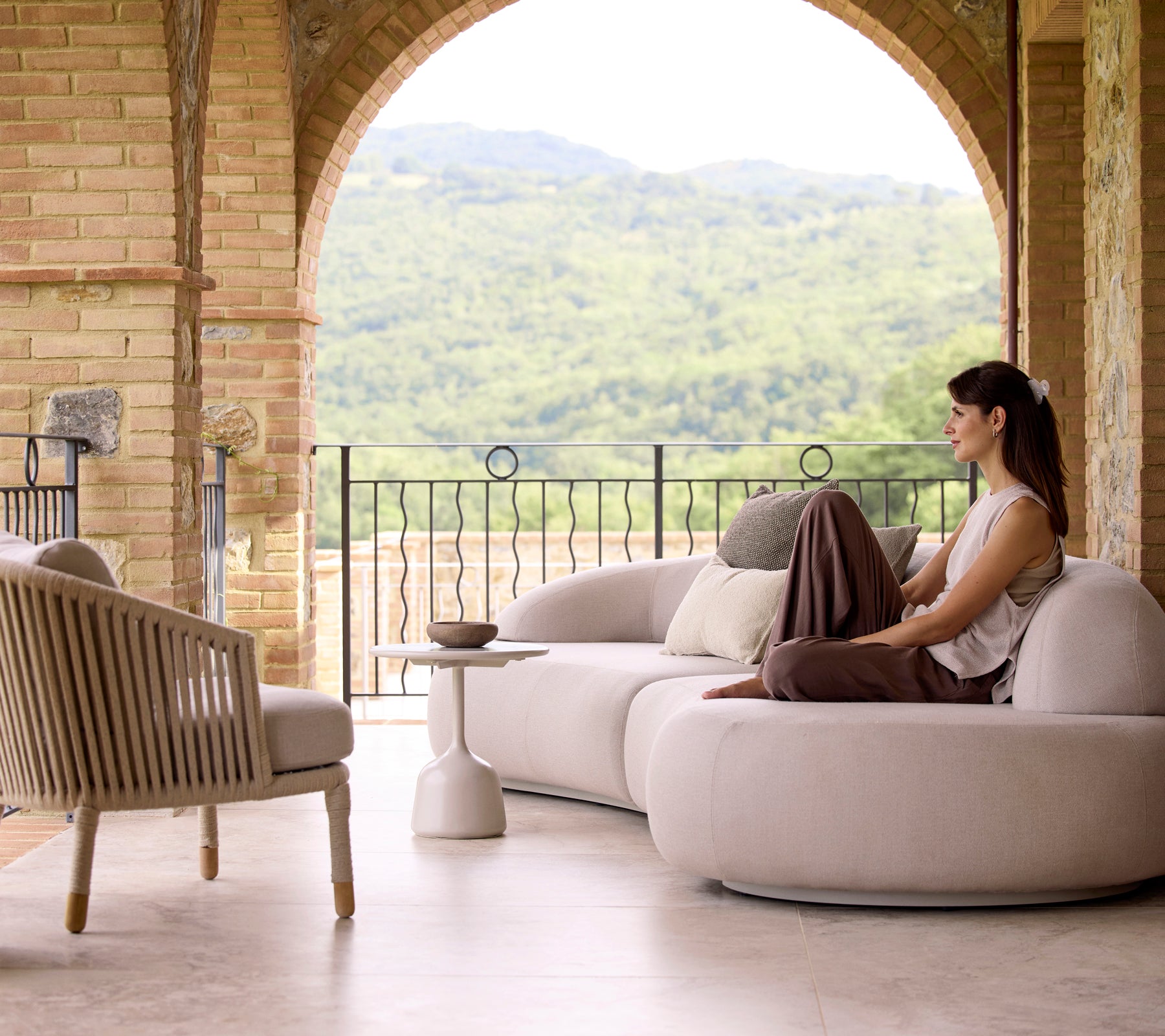 Cane-line Moments lounge chair Scandinavian outdoor furniture