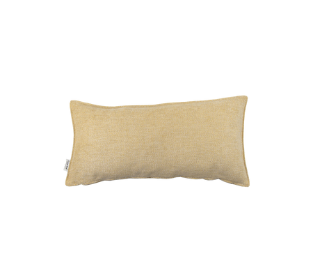 Rectangular decorative pillow in a soft beige fabric, providing a cozy accent for various decor styles.